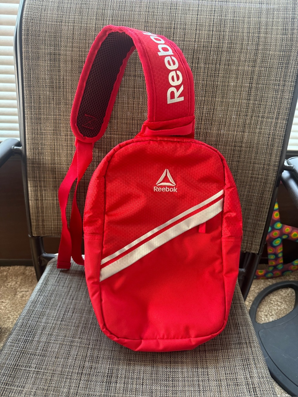Reebok Sling Mini Backpack Red & White
